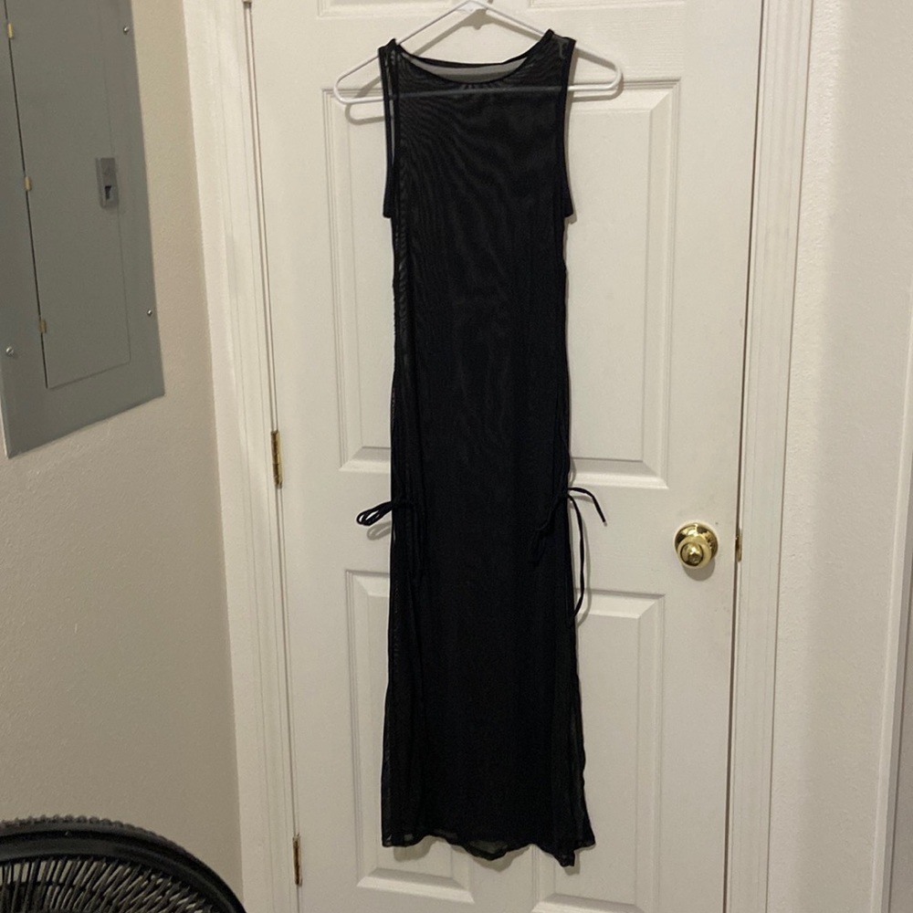 Shein mesh dress swimsuit cover size Large